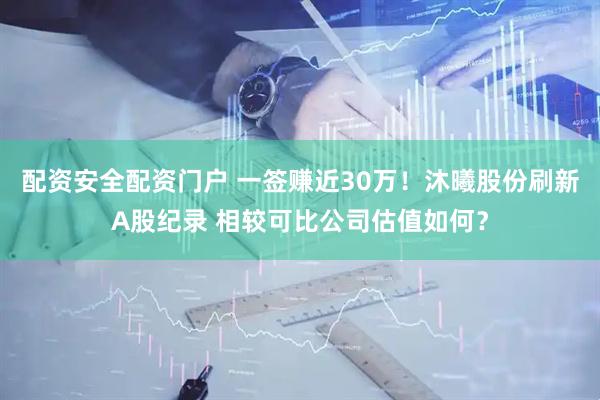 配资安全配资门户 一签赚近30万！沐曦股份刷新A股纪录 相较可比公司估值如何？